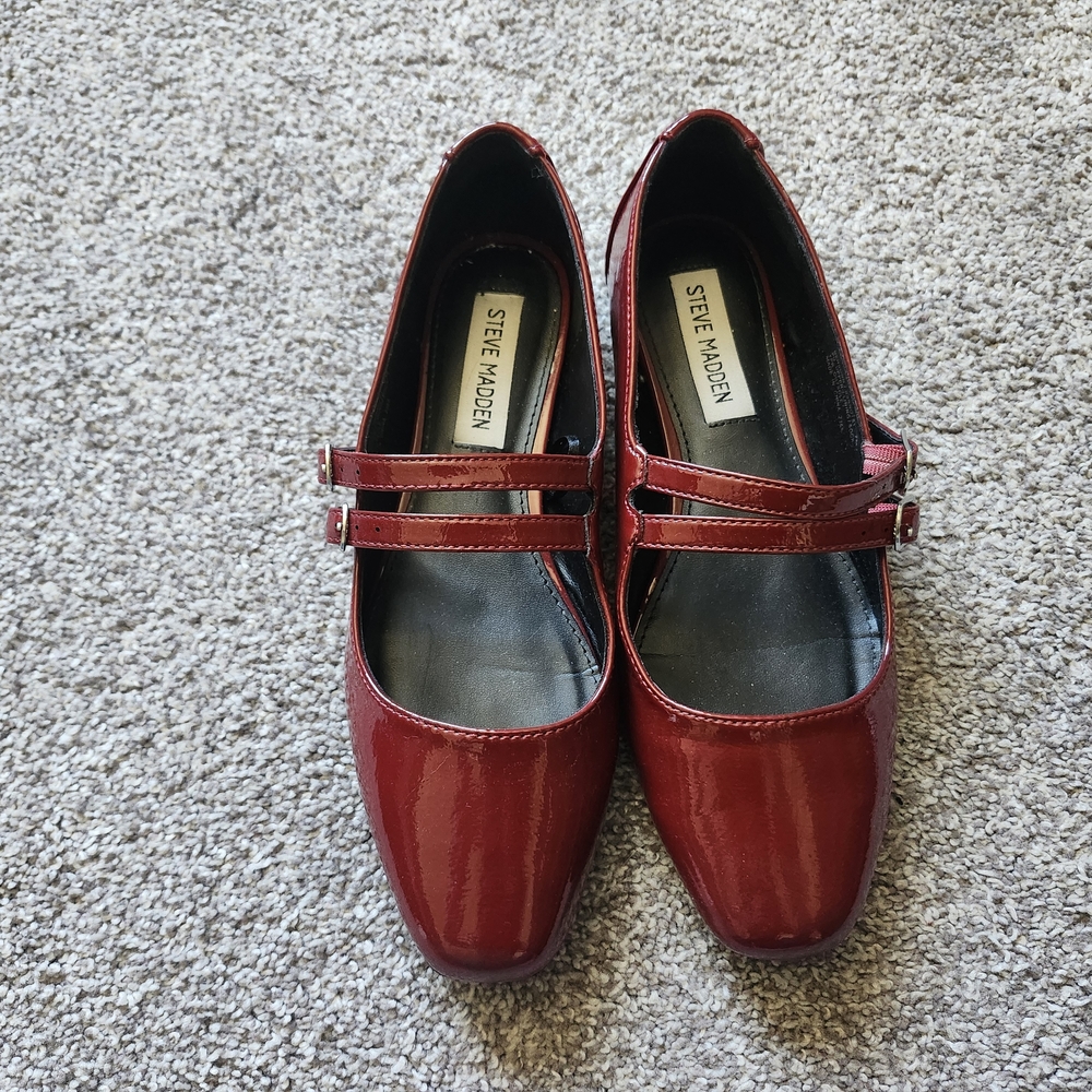 Steve Madden Women's Red Mary Jane Shoes